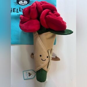 NWT Jellycat Amuseables Rose Bouquet Plushie